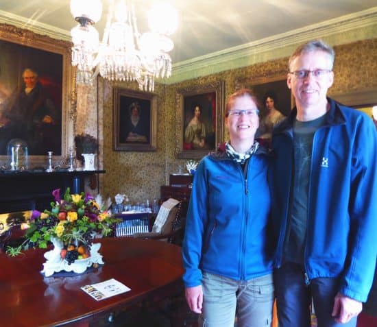 Visitors cycle from the Netherlands