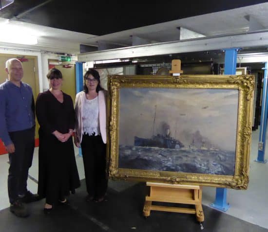 Paintings set sail for conservation thanks to Isle of Man Steam Packet Company