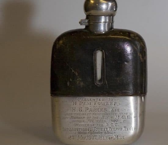 Rem Fowler 1907 Silver Hip Flask Acquired for the Nation