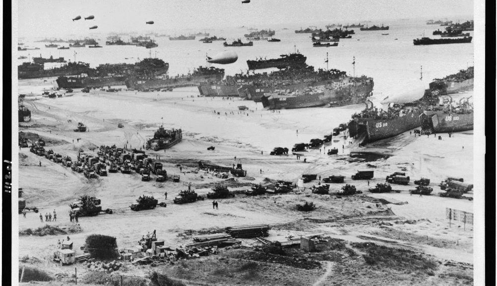 D Day Liberation of Europe. Credit: Library of Congress.