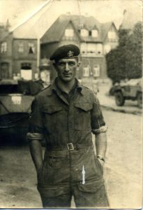 Hector Duff was born at Kirk Michael in 1919. In his early years he worked for the Isle of Man Railway Company, before joining the army following the outbreak of the Second World War. He was posted to the Royal Gloucestershire Hussars, an armoured regiment, in the North African campaign. It was here that he was awarded the Military Medal for bravery. Newspapers at the time recorded that he told his mother about it in a letter, saying only that it was ‘for some reason or other’. His enormous modesty stayed with him for the rest of his life and though he was happy to talk about other aspects of his wartime service, he would never discuss that. In fact, official records state that “Corporal Duff displayed great coolness and initiative on this occasion” adding that his conduct was “an outstanding example of devotion to duty and disregard for personal safety.” After service in Italy, his unit was withdrawn to prepare for D-Day. They were under no illusions as to what to expect, remembering later that Monty had told them he wanted to put his best batsmen onto the pitch first. His memories of D-Day remained vivid until the end of his life, recalling in an interview: “There was all sorts of carnage of war, our vehicles, jeeps and a lot of Bren gun carriers, and an awful lot of German gun positions that had been over run. And hundreds of bodies, literally, in the sea and all the way, hundreds of bodies everywhere.” Later on, he took part in the breakout from the Normandy beachhead, being wounded when his tank was hit by enemy fire. After the war he began a new career as a policeman, reaching the rank of sergeant. Following retirement he became a driving instructor, many Manx teenagers of the 1970s recalling that he used the watch he had recovered from the El Alamein battlefield to time his lessons.
