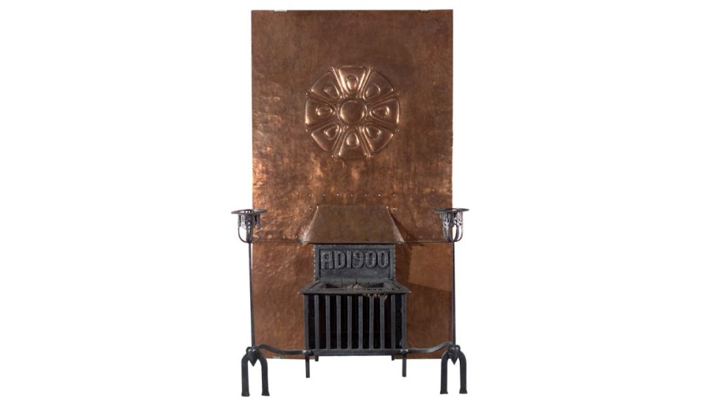 Baillie Scott designed Fire Basket and Surround