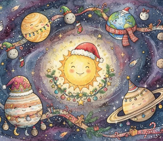 Meet the Neighbours: A Cosmic Christmas Voyage